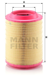 Filtru aer (C256602 MANN-FILTER) GINAF,IVECO