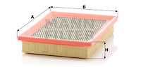 Filtru aer (C2571 MANN-FILTER) ALFA ROMEO,FIAT,INNOCENTI,LANCIA