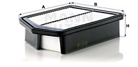 Filtru aer (C26008 MANN-FILTER) HYUNDAI,KIA