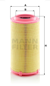 Filtru aer (C27038 MANN-FILTER) MAN