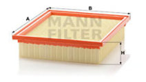 Filtru aer (C271541 MANN-FILTER) VW