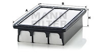 Filtru aer (C2735 MANN-FILTER) HYUNDAI