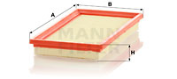 Filtru aer (C28013 MANN-FILTER) ALFA ROMEO,CHRYSLER,FIAT,LANCIA