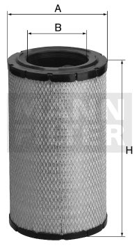 Filtru aer (C281045 MANN-FILTER)