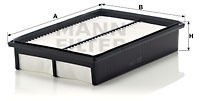 Filtru aer (C2841 MANN-FILTER) MAZDA