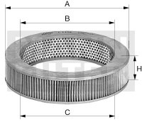 Filtru aer (C28462 MANN-FILTER)