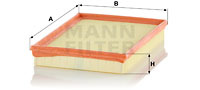 Filtru aer (C2880 MANN-FILTER) VW
