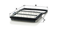 Filtru aer (C29002 MANN-FILTER) TOYOTA,TOYOTA (FAW)