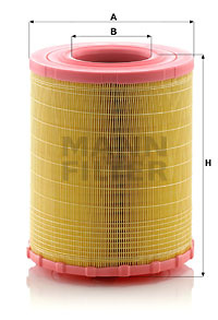 Filtru aer (C29010KIT MANN-FILTER) MERCEDES-BENZ