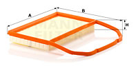 Filtru aer (C29015 MANN-FILTER) SEAT,SKODA,VW