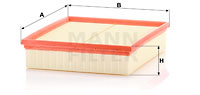 Filtru aer (C29029 MANN-FILTER) AUDI,SEAT,SKODA,VW