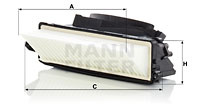 Filtru aer (C290352 MANN-FILTER) MERCEDES-BENZ