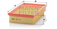Filtru aer (C29117 MANN-FILTER) NISSAN