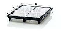 Filtru aer (C2941 MANN-FILTER) KIA