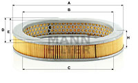 Filtru aer (C2943 MANN-FILTER) HONDA