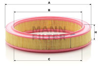 Filtru aer (C29531 MANN-FILTER) FORD