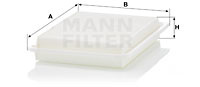 Filtru aer (C30009 MANN-FILTER) LEXUS,TOYOTA
