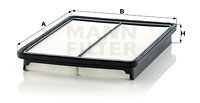Filtru aer (C30017 MANN-FILTER) HYUNDAI,KIA