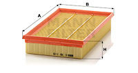 Filtru aer (C30115 MANN-FILTER) JAGUAR