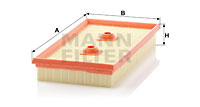 Filtru aer (C30831 MANN-FILTER) AUDI,SKODA,VW