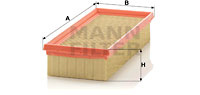 Filtru aer (C3093 MANN-FILTER) RENAULT