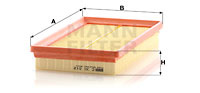 Filtru aer (C31012 MANN-FILTER) MAZDA