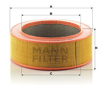 Filtru aer (C31190 MANN-FILTER) MERCEDES-BENZ