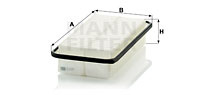 Filtru aer (C3127 MANN-FILTER) TOYOTA