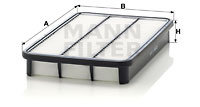 Filtru aer (C3145 MANN-FILTER) HOLDEN,ISUZU,LOTUS,OPEL,VAUXHALL