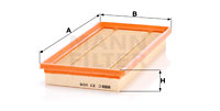 Filtru aer (C33005 MANN-FILTER) OPEL,VAUXHALL