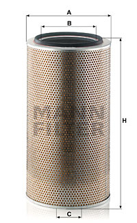 Filtru aer (C339203 MANN-FILTER) IVECO