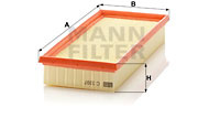 Filtru aer (C3397 MANN-FILTER) MERCEDES-BENZ
