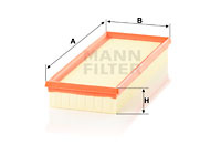 Filtru aer (C36007KIT MANN-FILTER) Citroen,DS,OPEL,PEUGEOT,TOYOTA,VAUXHALL