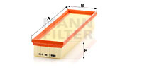 Filtru aer (C36010 MANN-FILTER) Citroen,PEUGEOT