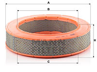 Filtru aer (C36157 MANN-FILTER) MERCEDES-BENZ