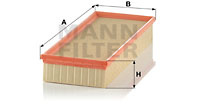 Filtru aer (C37157 MANN-FILTER) MERCEDES-BENZ