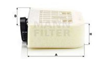 Filtru aer (C38011 MANN-FILTER) AUDI,VW