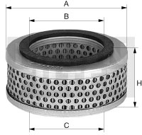 Filtru aer (C38161 MANN-FILTER)