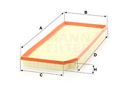Filtru aer (C41002 MANN-FILTER) AUDI,SEAT,VW