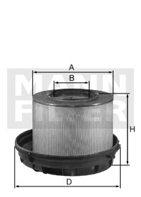 Filtru aer (C411776 MANN-FILTER)