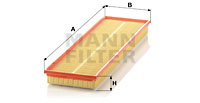 Filtru aer (C581851 MANN-FILTER) BMW