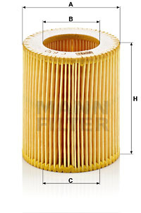 Filtru aer (C630 MANN-FILTER)