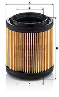 Filtru aer (C7101 MANN-FILTER) PORSCHE