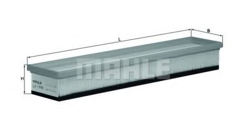 Filtru aer CITROEN BERLINGO (B9) (2008 - 2016) MAHLE ORIGINAL LX 1745 - produs NOU