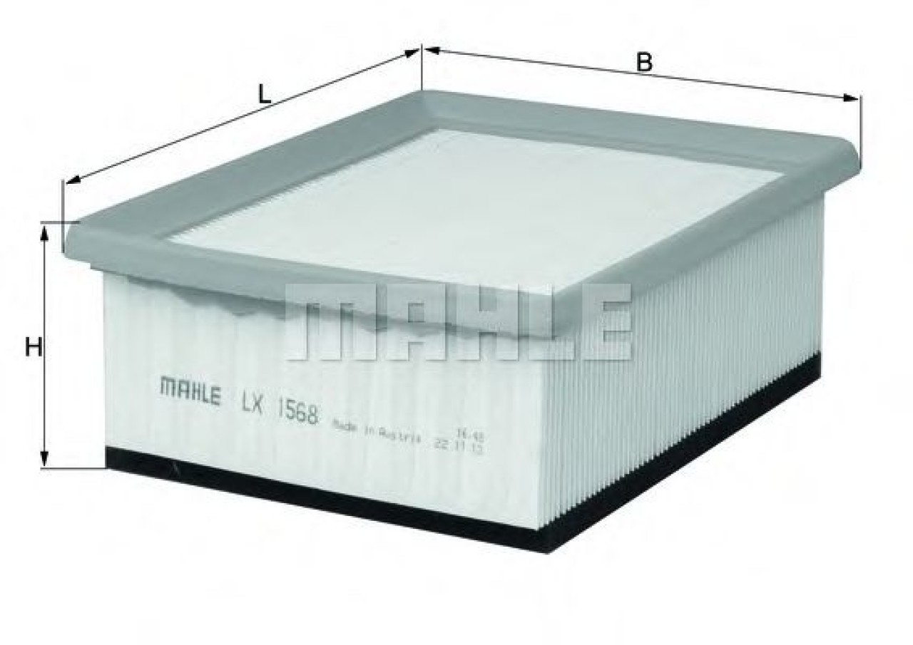 Filtru aer CITROEN BERLINGO (MF) (1996 - 2016) MAHLE ORIGINAL LX 1568 piesa NOUA