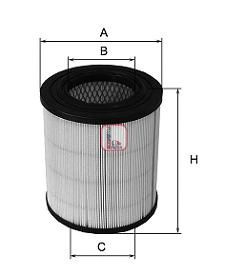 Filtru aer CITROEN BERLINGO (MF) (1996 - 2016) SOFIMA S 7271 A piesa NOUA