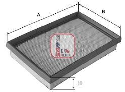 Filtru aer CITROEN C1 II (2014 - 2016) SOFIMA S 3603 A piesa NOUA