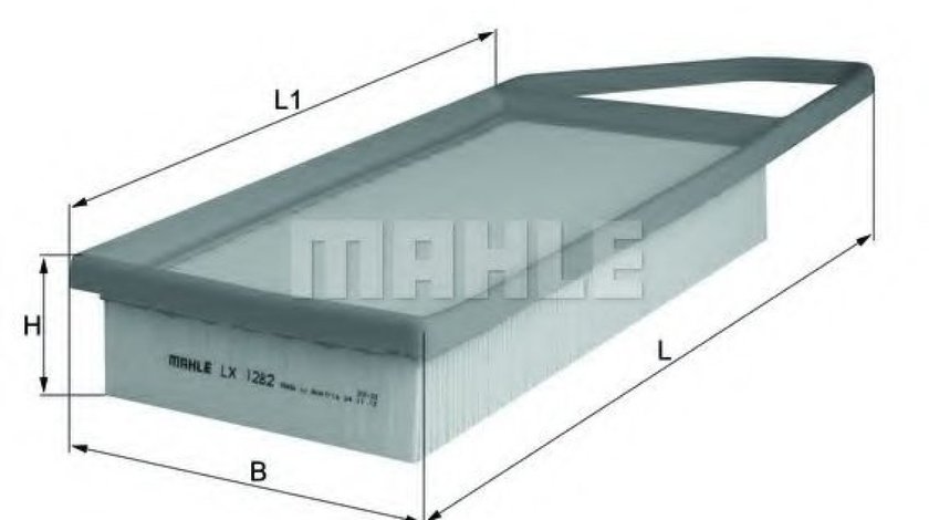 Filtru aer CITROEN C1 (PM, PN) (2005 - 2016) MAHLE ORIGINAL LX 1282 produs NOU