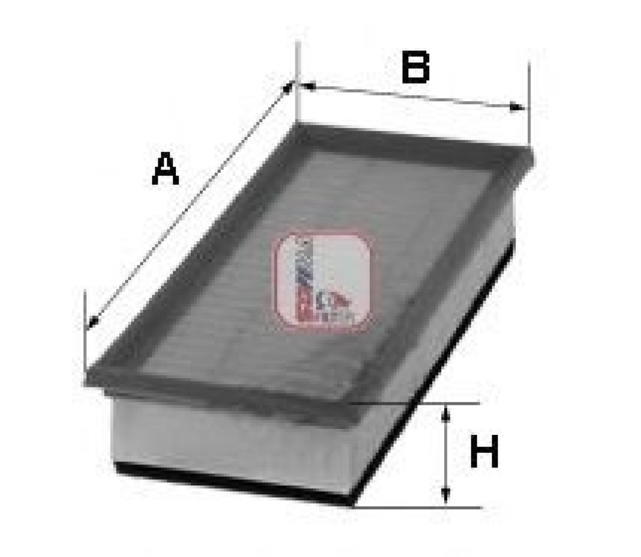 Filtru aer CITROEN C5 II (RC) (2004 - 2016) SOFIMA S 3322 A piesa NOUA