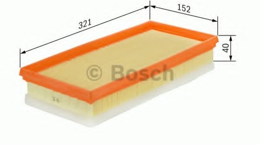 Filtru aer CITROEN C5 III Break (TD) (2008 - 2016) BOSCH 1 457 433 596 produs NOU